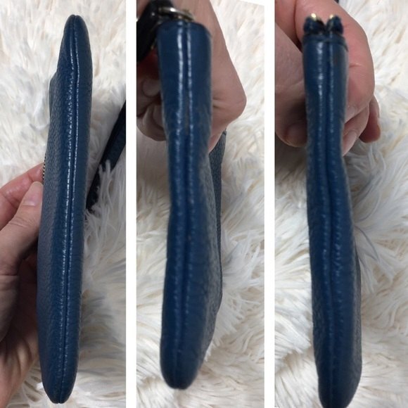 Kate Spade Highland Place Bee Wristlet Dark Denim - Picture 7 of 8